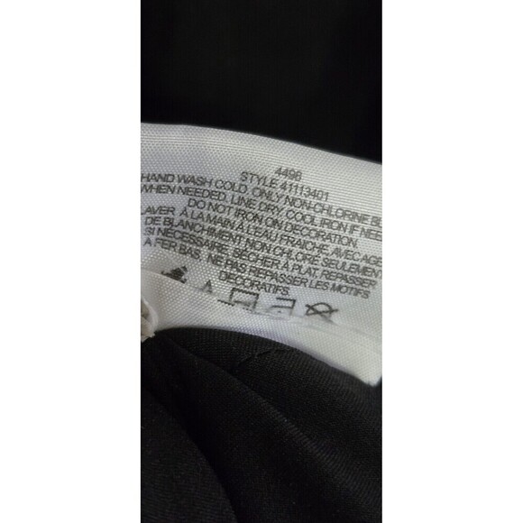 Tory Burch Minnie Sheath Dress Womens Small Black Embellished Wool Lined - Picture 12 of 12